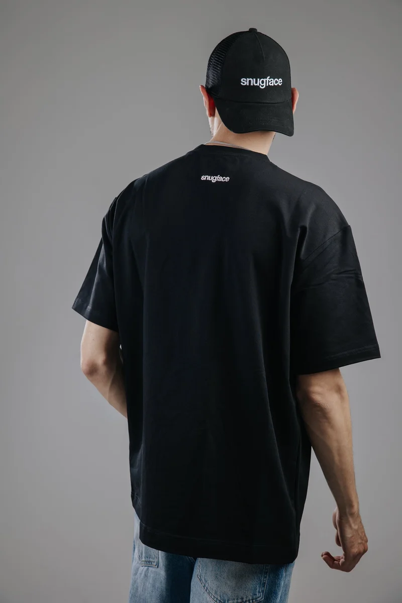 Snugface Snugface The Button Oversized Men's T-Shirts